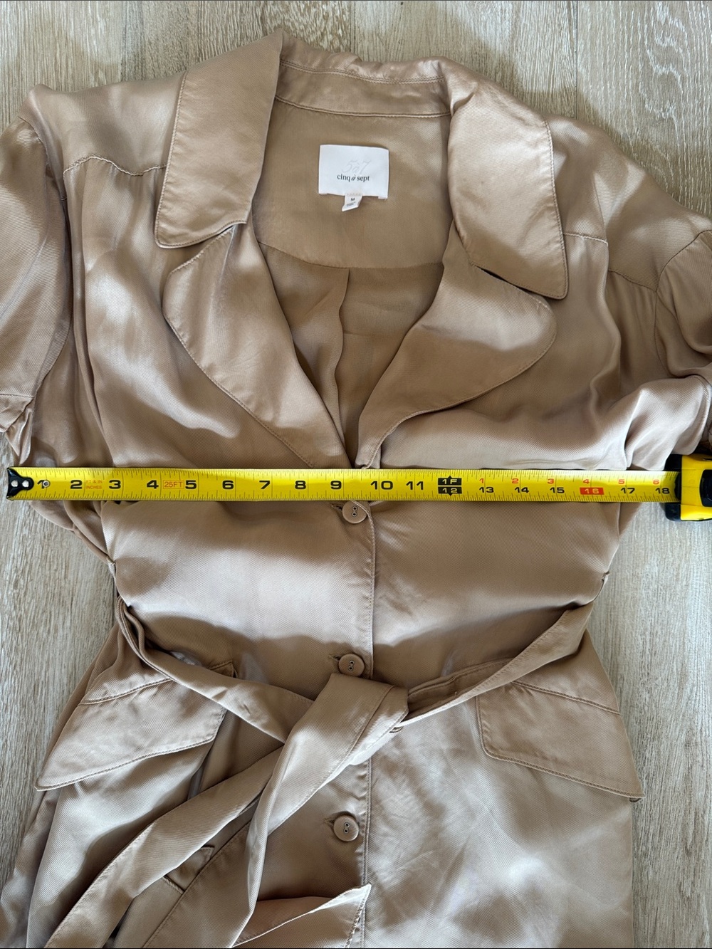 Cinq a Sept Kiera Trench Jacket M - Picture 11 of 12
